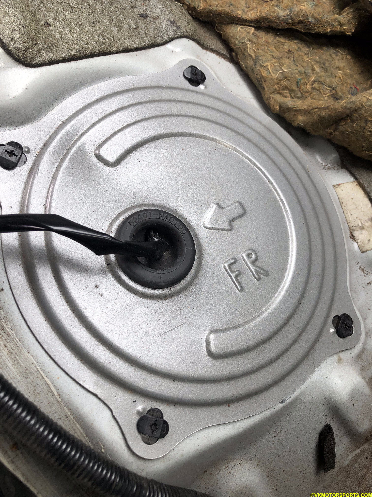 Figure 3. Driver side fuel sensor outer cover