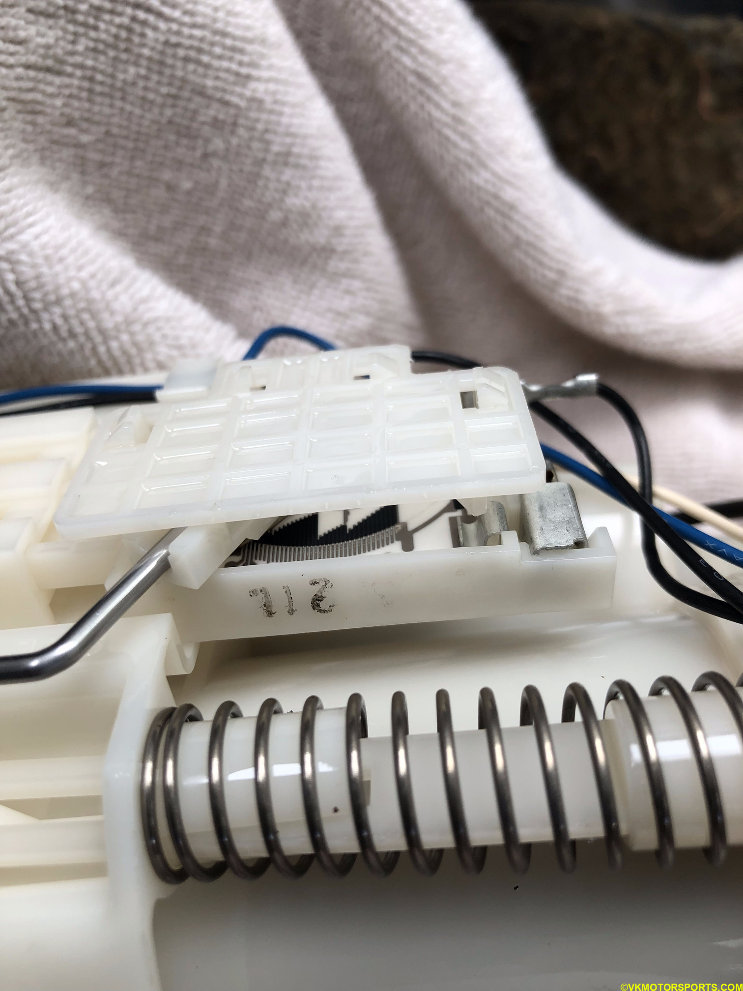 Figure 24. Cleaned dial in fuel pump