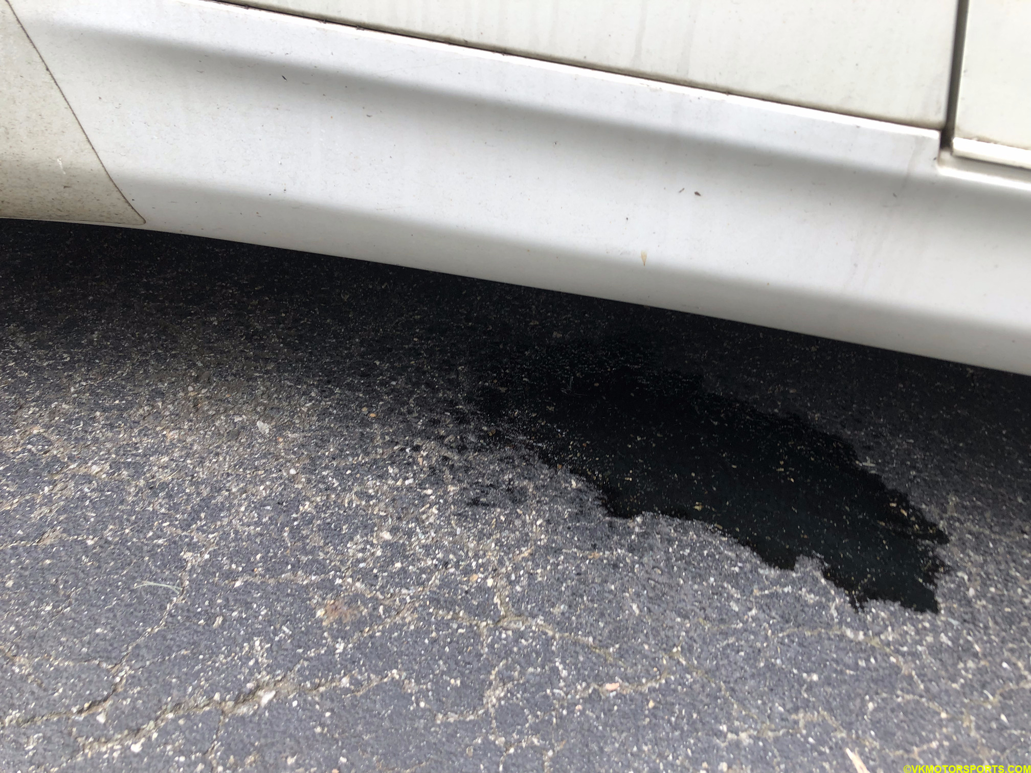 Figure 25. Car is leaking fuel