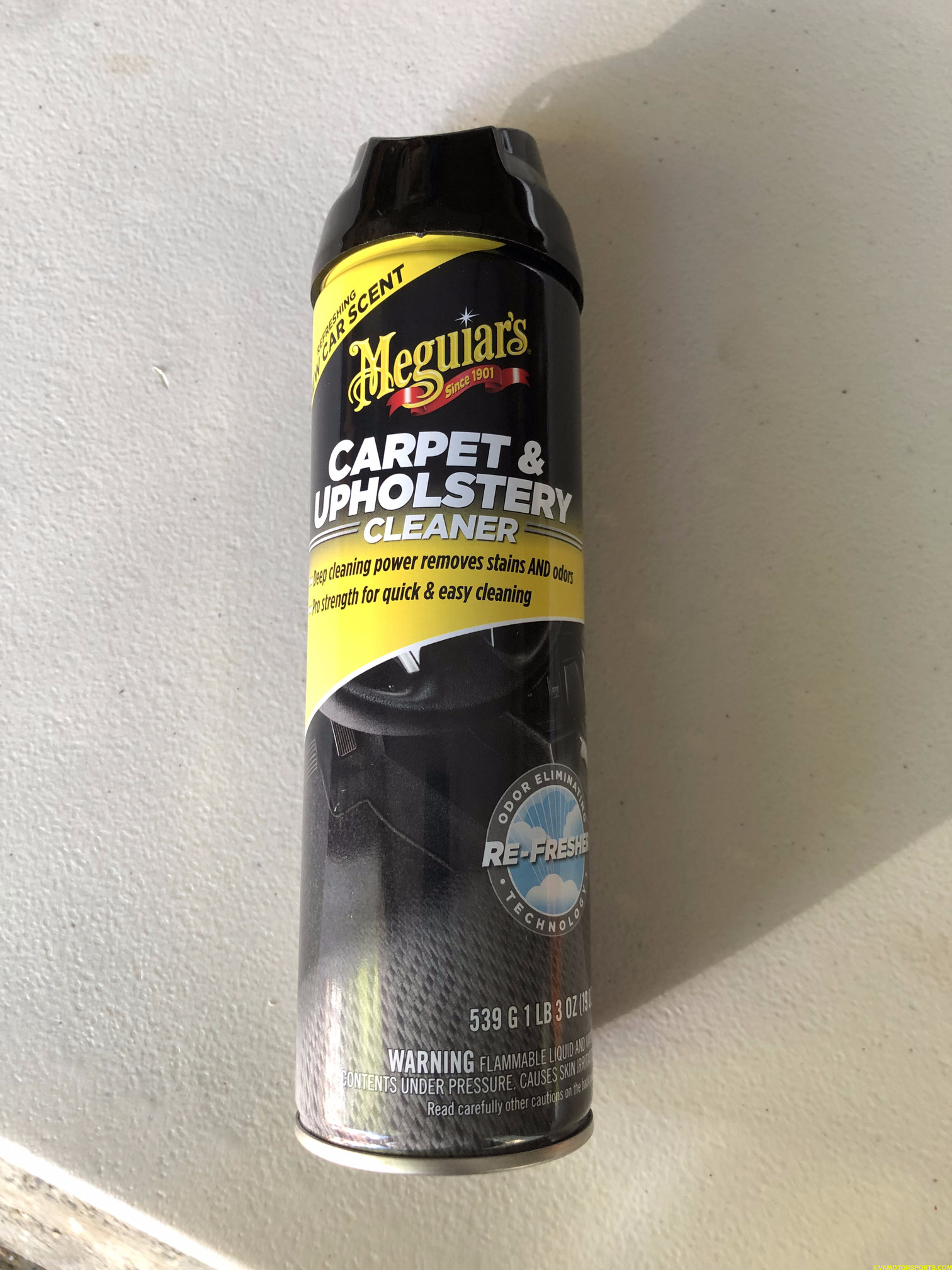 Figure 5b. Meguiar's Carpet Cleaner