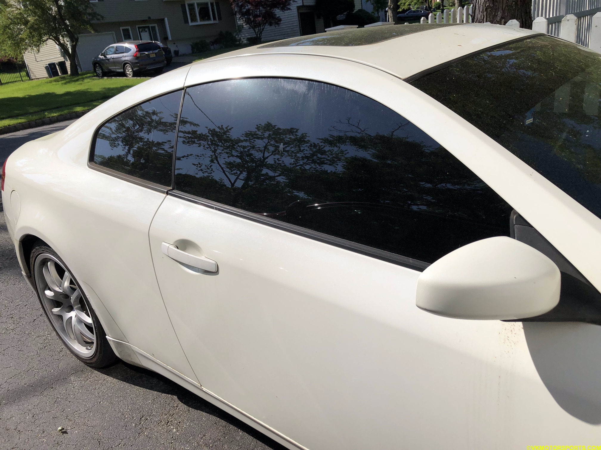 Figure 8a. 20% tint on windows and 5% on the rear glass