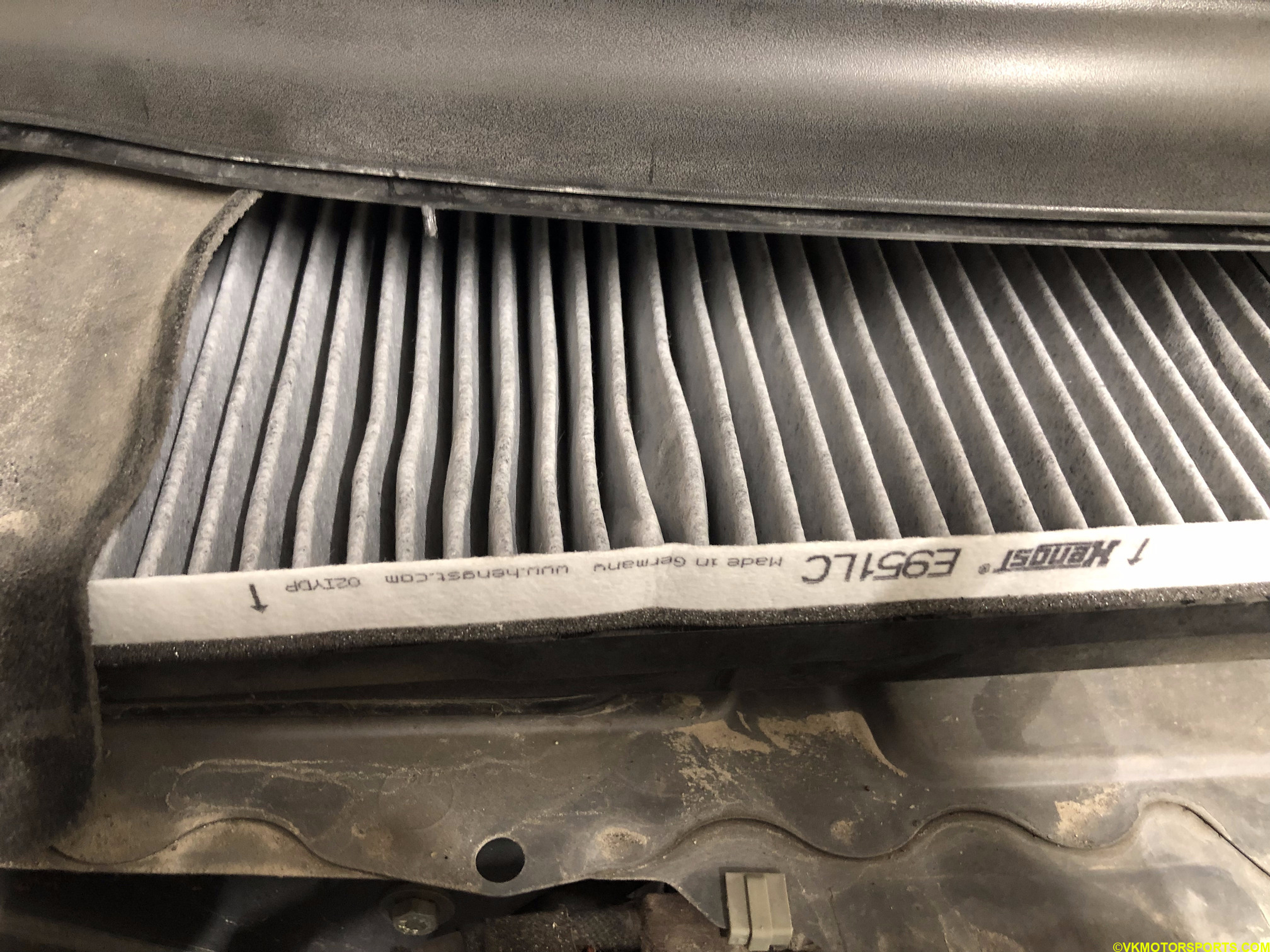Figure 20. New cabin filter installed