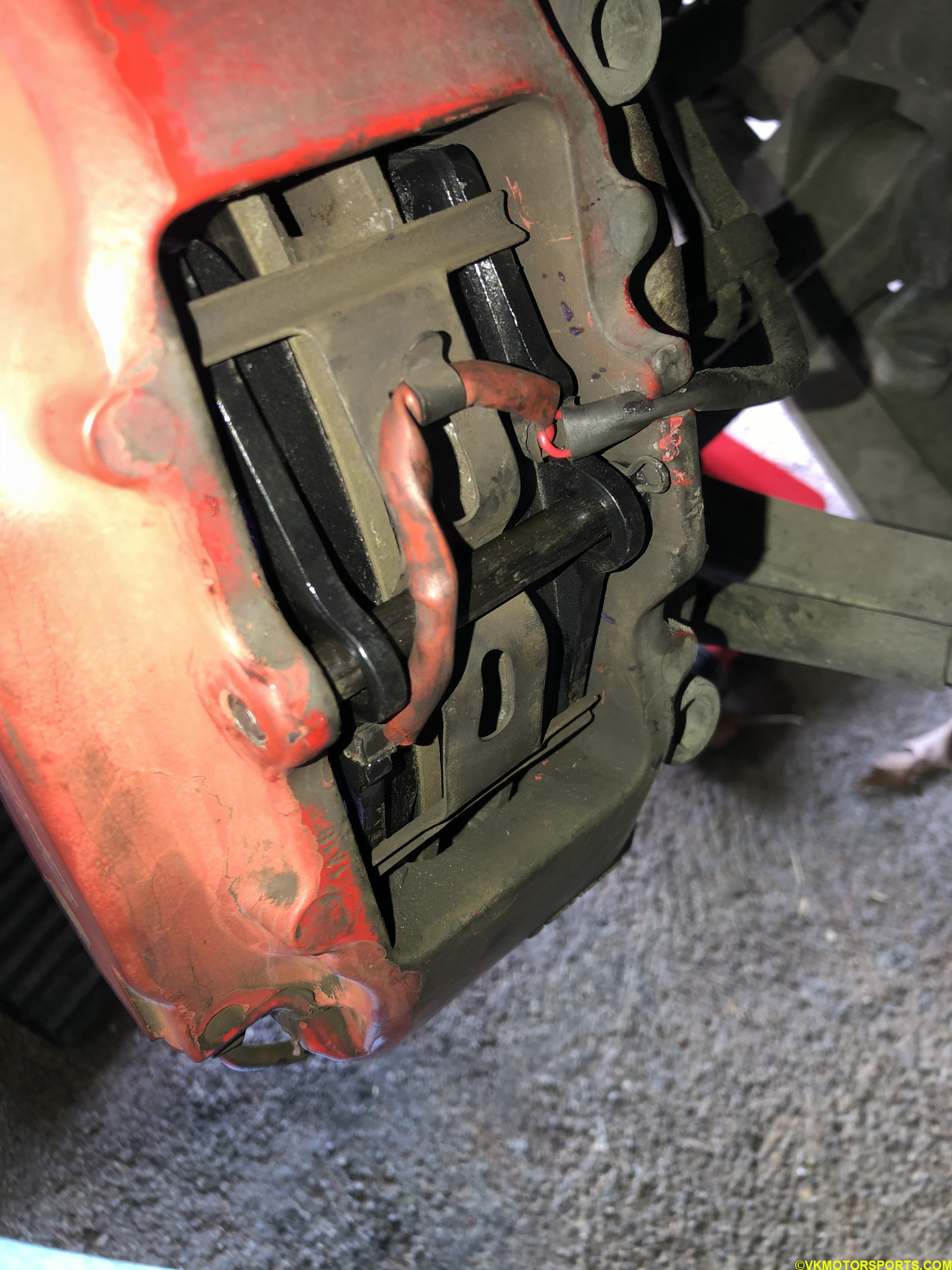 Figure 16. Completed brake pad change