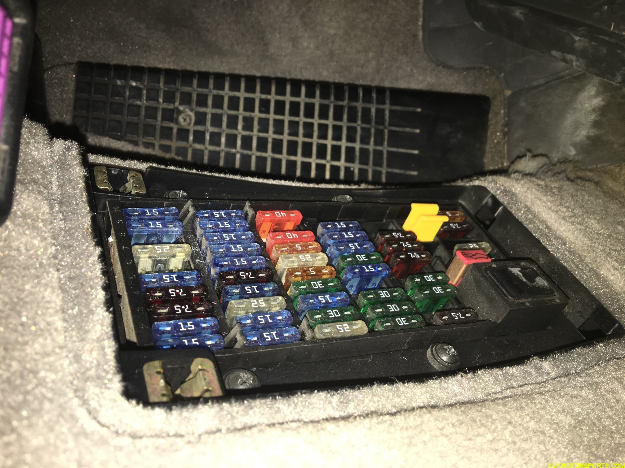 Figure 2. Boxster Fuse Box Open