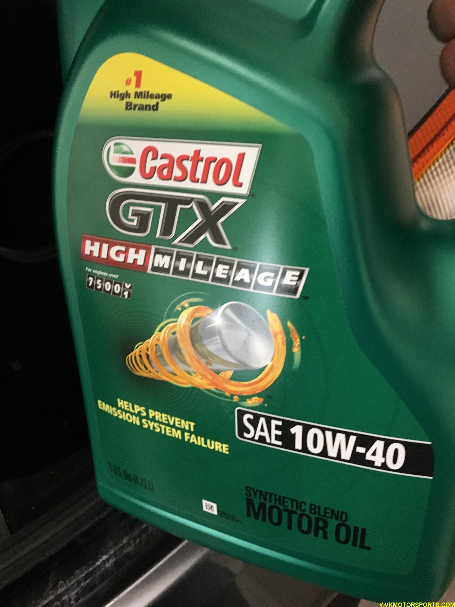 Figure 15. 10W-40 high mileage engine oil