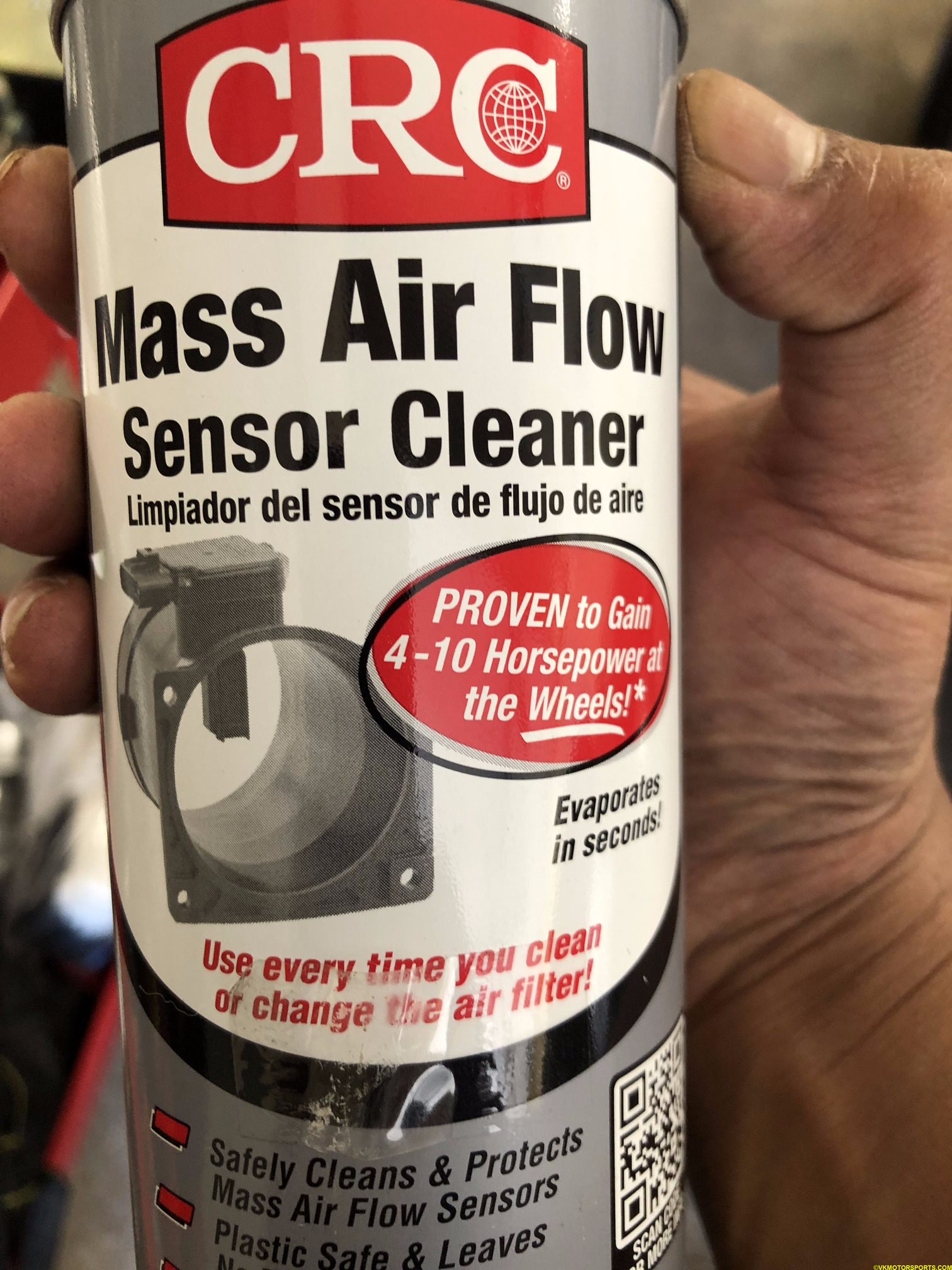 Figure 9. CRC MAF Sensor cleaner