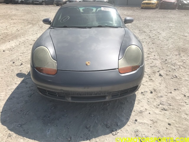 Figure 2. Porsche Boxster S at the Copart TX lot - front view