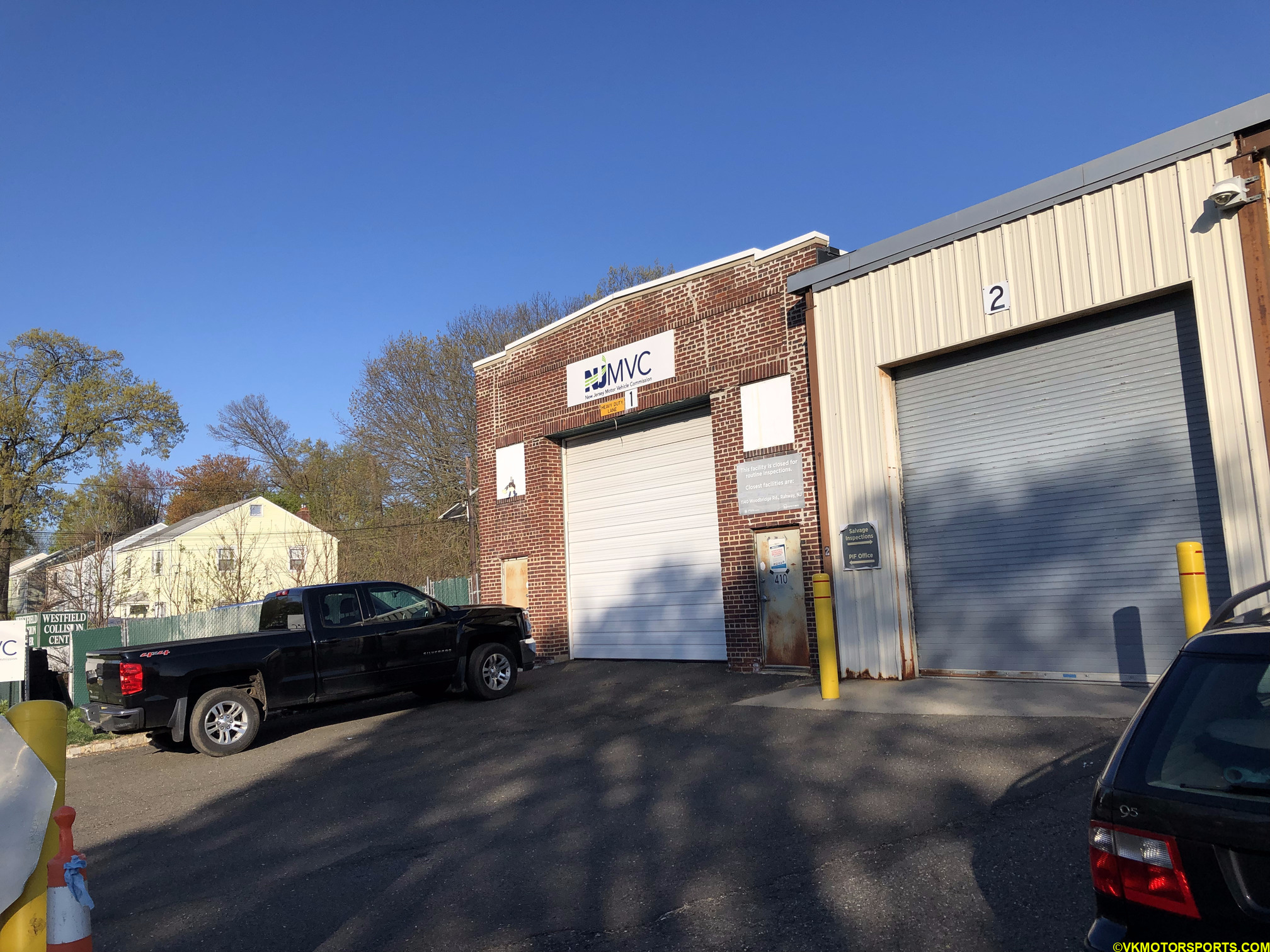 Figure 1. Salvage Inspection station in Westfield, NJ