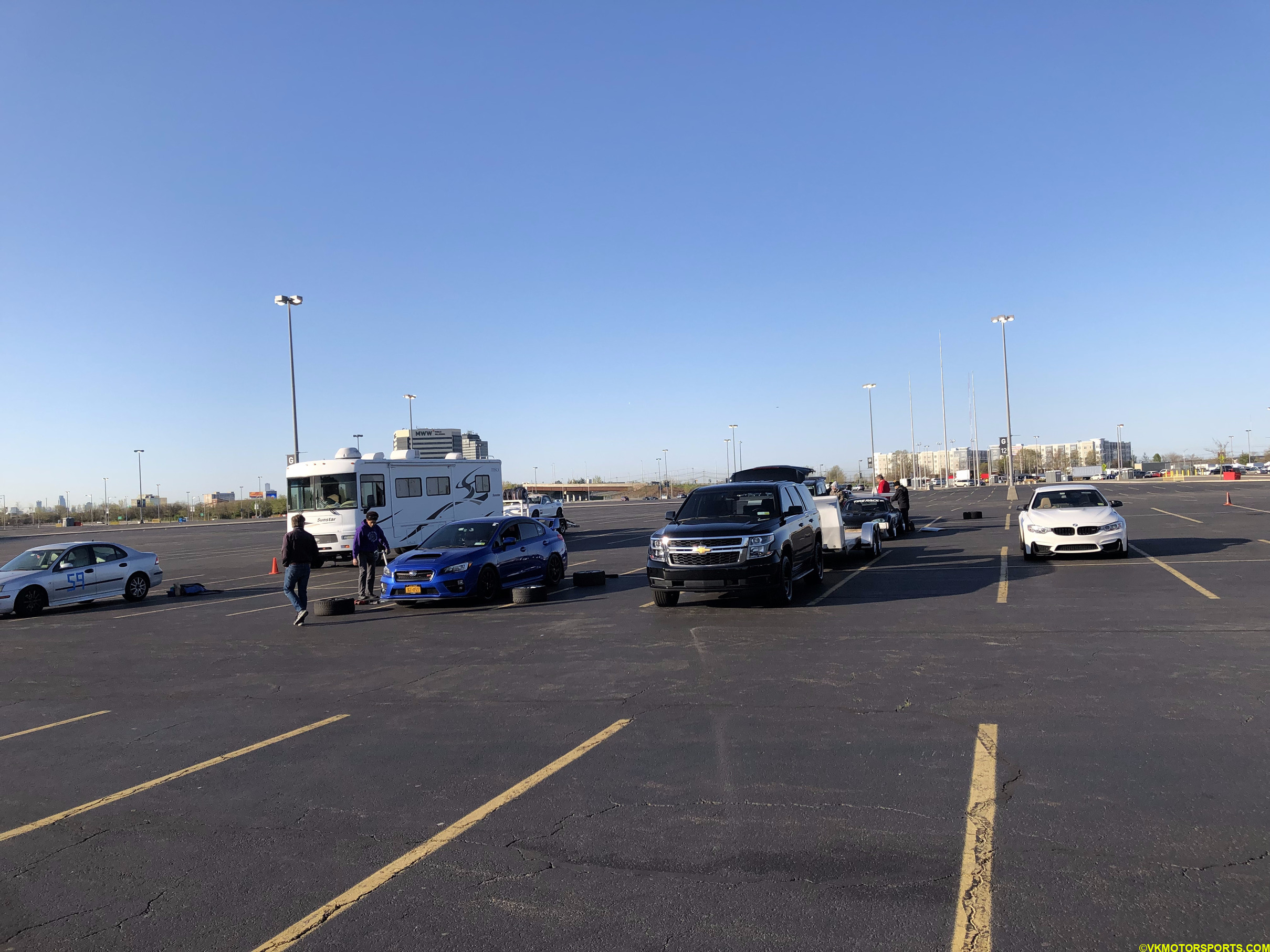 Figure 4c. autocross event view at Metlife Stadium