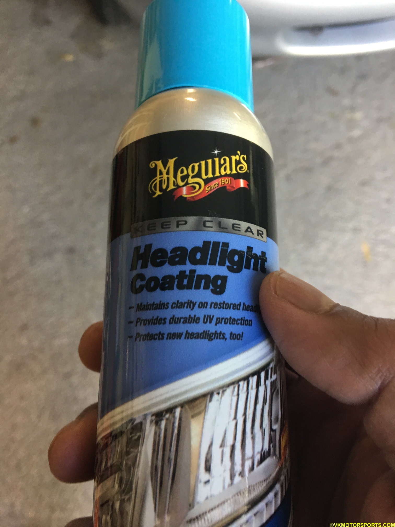 Headlight coating can