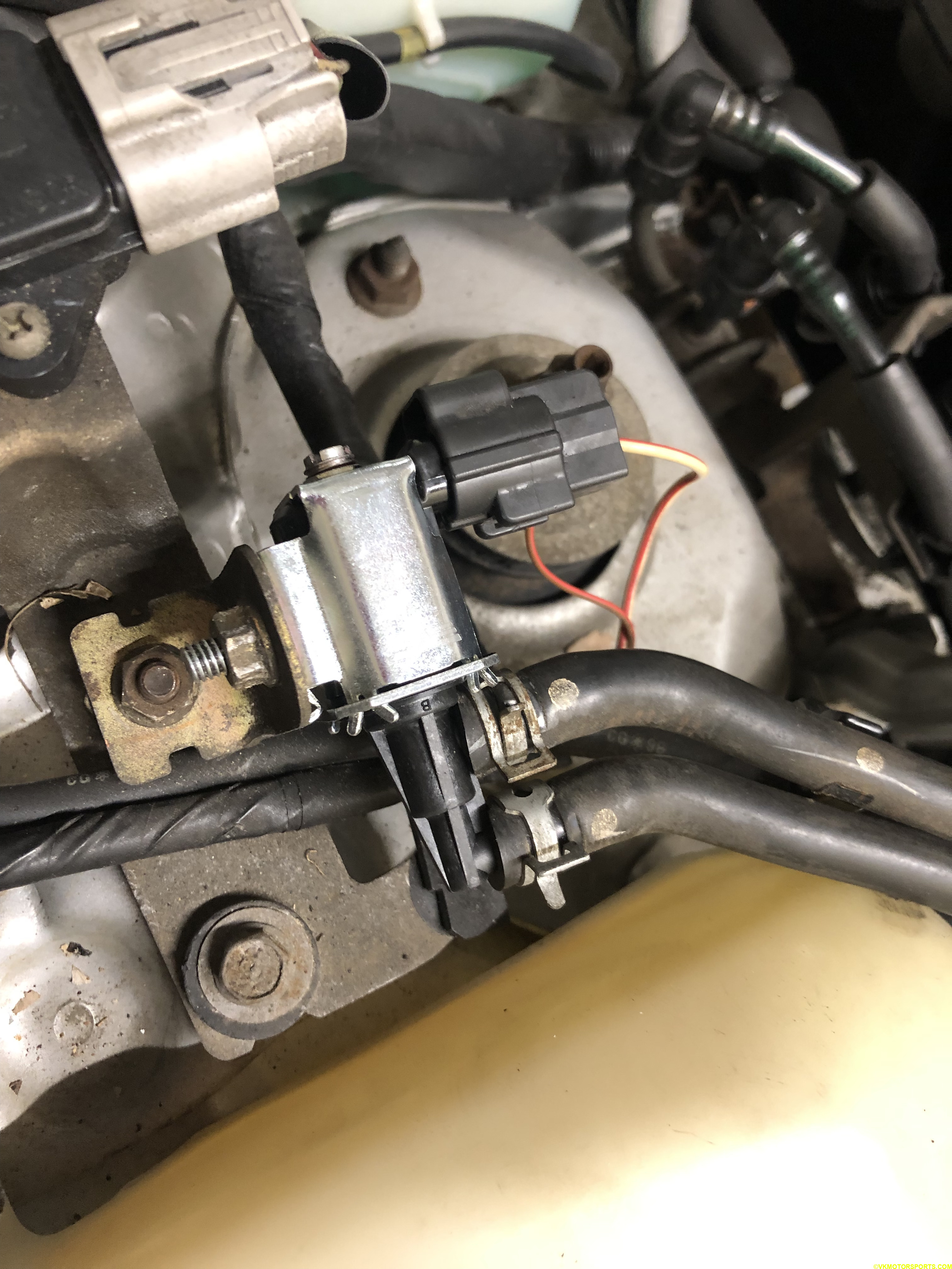 Figure 12. New purge valve installed