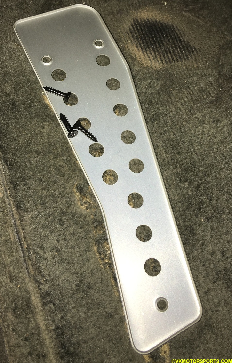 Dead Pedal Cover With Screws
