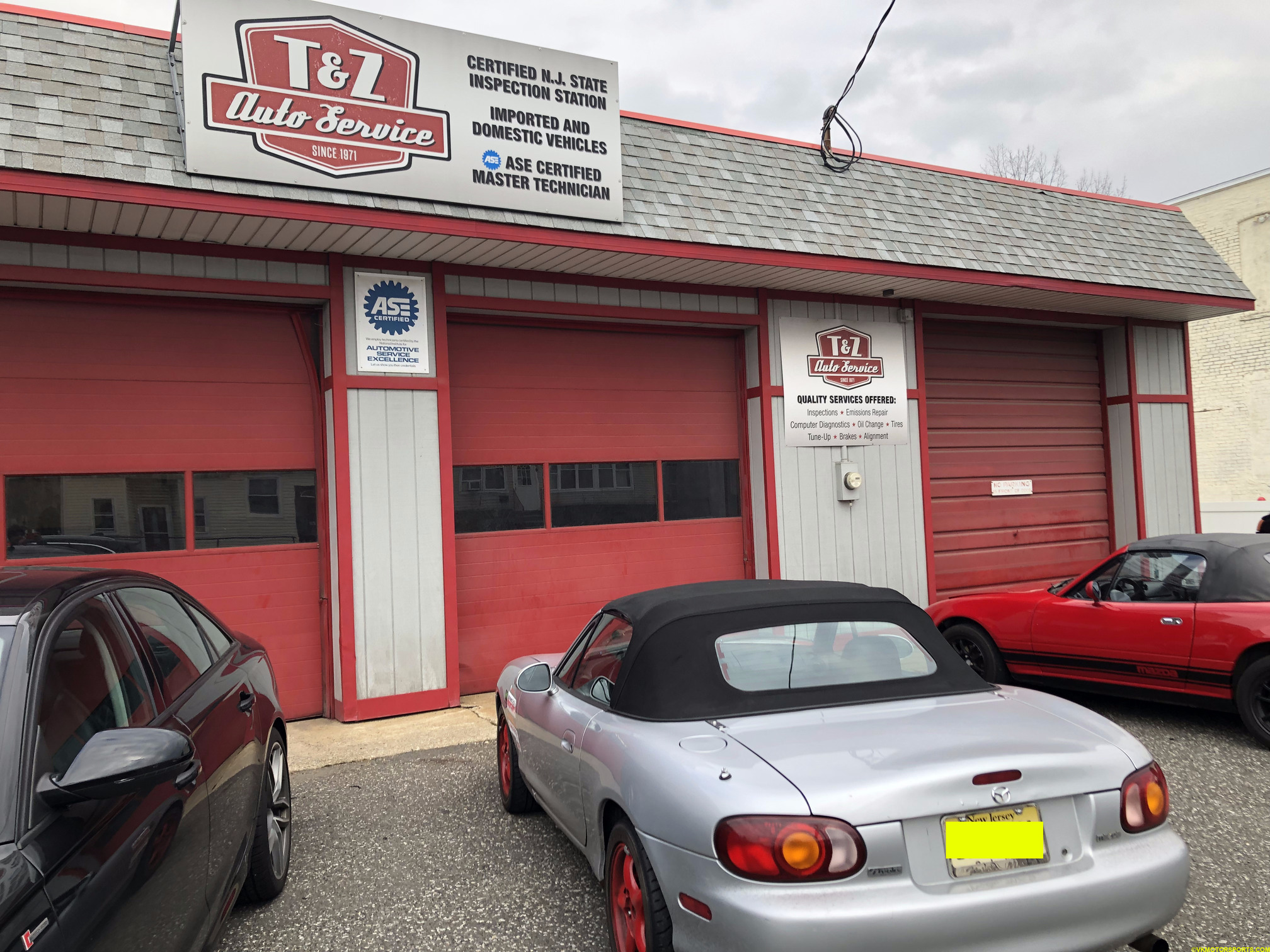 Figure 3. Leaving the Miata at T&Z Auto Service