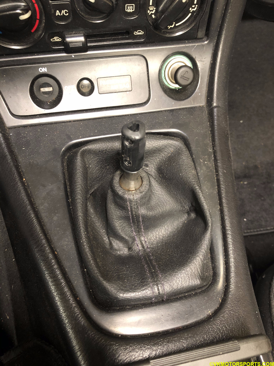 Figure 2c. Shift knob removed