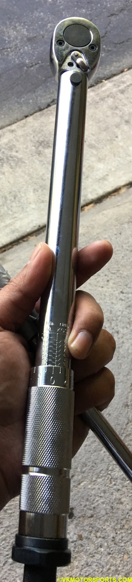 3/8" drive torque wrench